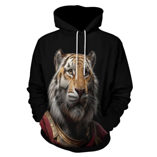 Sweatshirt homme avec capuche pull oversize noir chaud et confortable pour l'automne
