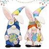 Easter decorations easter bunny gnomes decorations for home indoor tiered tray office desk easter decor spring easter rabbit centerpiece table decorations funny easter gifts for women mom  urban country home decor
