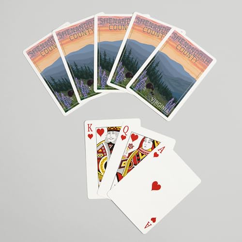 Baraja Poker 52 cartas Shenandoah County Virginia miniatura 7