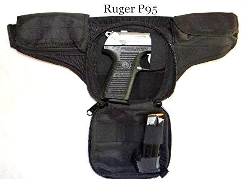 Dtom Law Enforcement Concealed Carry Fanny Pack Cordura Nylon - Black #TOP3