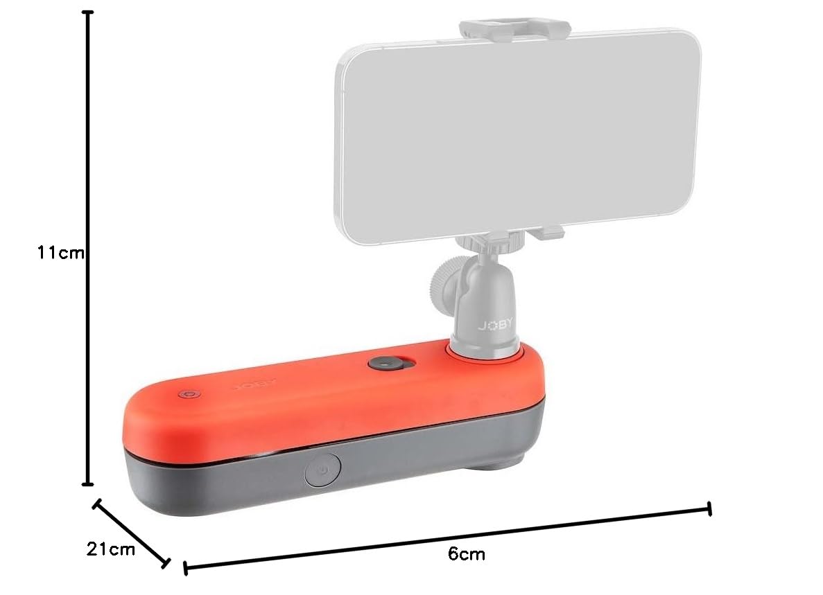 JOBY Swing Elektronischer Bluetooth-Slider, lin. Motion Control, Motorisierter Slider, Video-Slider, Stativhalterung, Vlogging, Content-Erstellung, Bewegungsaufnahmen, Zeitraffer, App-Steuerung