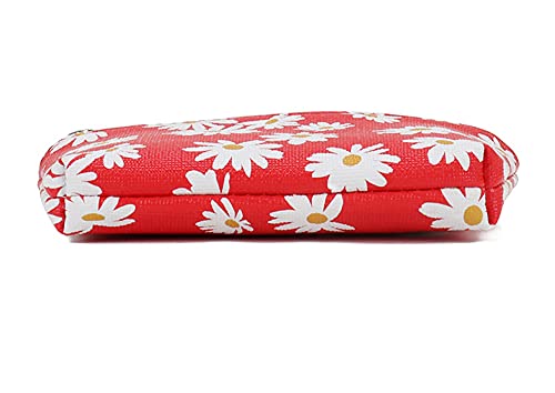 Coin Purses for Women, Women's Wallets with Key Ring - Chrysanthemum - Image 5