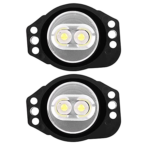 EBTOOLS pour led angel eyes e90 12w 2009 pour angel eyes e90 2006 2 PCS 12W 6000K LED Ange Yeux Halo Anneau Marqueur Lumière pour E90 E91 05-08 Auto Lampes Blanc Couleur Angle Yeux LED Lumière