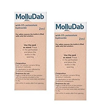 Molludab 2ml Molluscum Contagiosum - 2 Pack (Total 4ml)