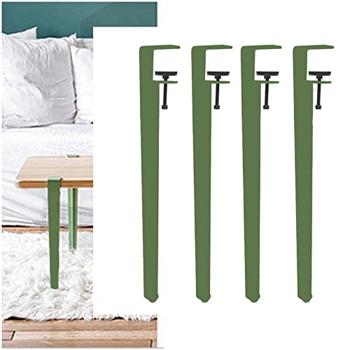 FPIGSHS Pata Mesa Metalica, Patas de Abrazadera para Mesa de Comedor, Patas Ajustables en Forma de F, para Mesa de café, Muebles, Patas de Mesa de Consola, Se Puede Instalar sin taladrar (Color : E) Cover