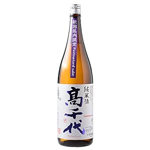 高千代 純米火入れ Pasteurized sake 1800ml 新潟県内限定" 