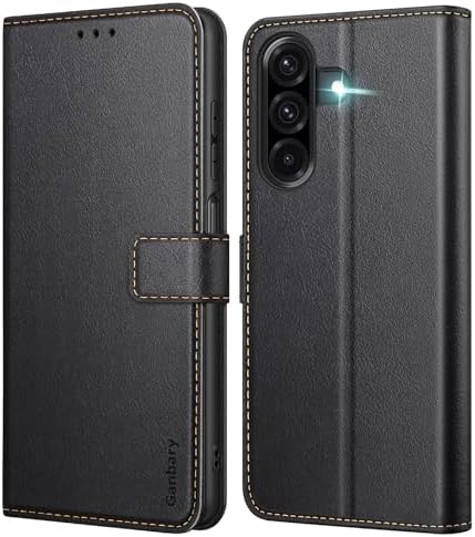 Ganbary Coque pour Samsung Galaxy A17 4G/5G, [Housse en Cuir PU P...