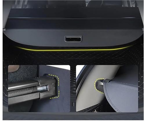 Cubierta maletero VW Touareg 2011-2018 estor enrollable negro 7