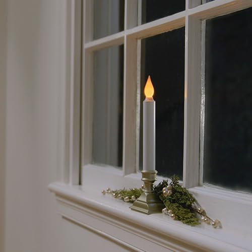Velas de ventana con temporizador automático y luz de ámbar 5