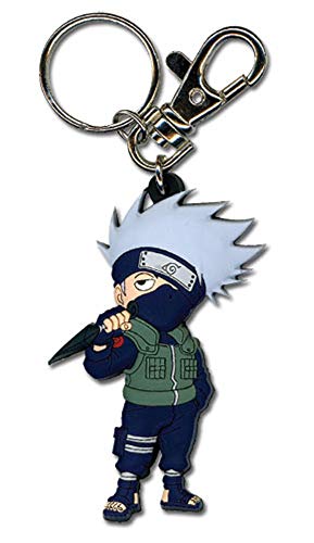 Great Eastern Entertainment Naruto Shippuden SD Kakashi PVC Keychain,2'