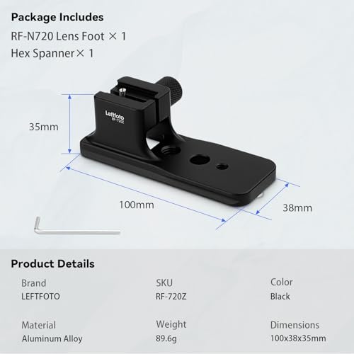 image for Leftfoto Replacement Lens Foot for Canon RF 70-200mm F2.8 L is USM Z L