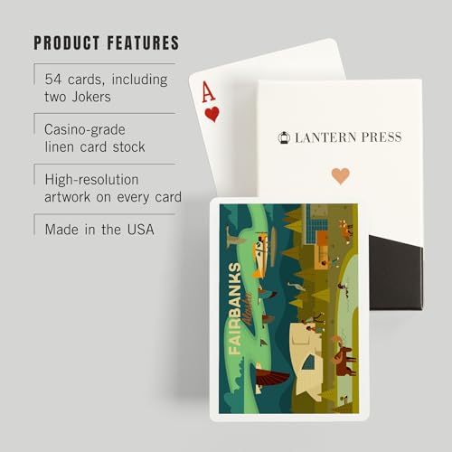 Lantern Press Baraja de 52 Cartas Póker para Adultos miniatura 3
