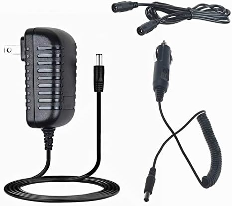 HISPD AC/DC Adapter for EverStart MAXX 1200 Peak AMPS Jump Starter with Air Compressor and Inverter Ever Start 1200A 600A Jumpstarter Box Lot 11480 Power Supply Charger Cigarette Lighter Plug