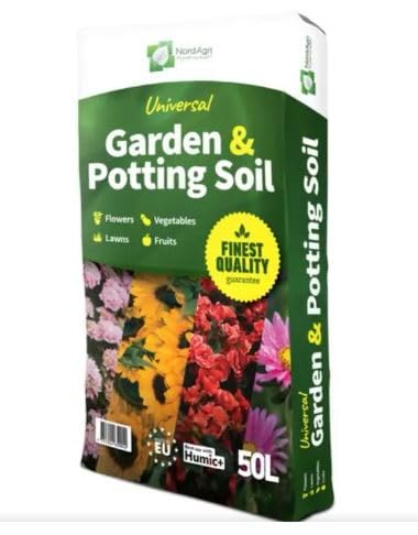 Universal Garden & Potting soil, 50L / Made In Europe/Organic Potting Soil With Micro Nutirients For Indoor And Outdoor Plants Soil For Home Gardens