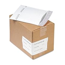 Sealed Air 37712 Jiffy TuffGard Self-Seal Cushioned Mailer #0 6 x 10 White 25/Carton