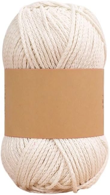 5 Rolls 2mm Cotton Blend Tube Thread 100g 85m Crafting Supplies(15)