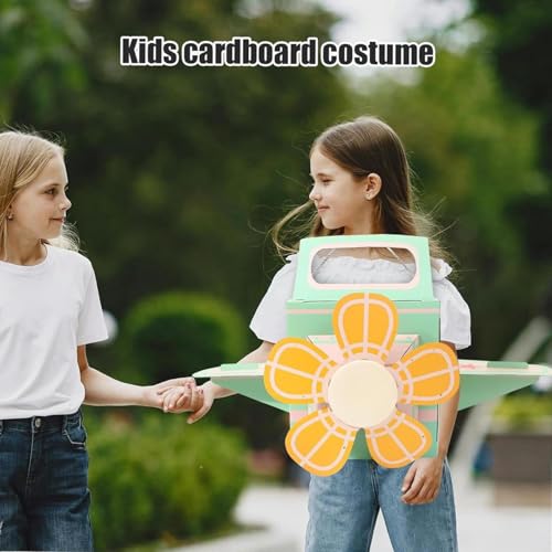 Traje de avión de cartón interactivo para juegos en la guardería 3