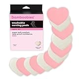 Bamboobies Washable Nursing Pads For Breastfeeding, Reusable Breast Pads, 6 Pairs - Regular, Value Pack
