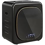 HOMCOM 4kg Vented Tumble Dryer with Deodorize, Smart Mode, 800W Compact Tumble Dryer with Stainless Steel Tub, Front Load, for Flat, Home, RVs, Black