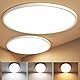 MGEELED LED Deckenleuchte 2 Stück Ø30CM 20W 2400LM Deckenlampe 3Farben 3000K/4000K/6500K Badezimmer lampe Küchenlampe IP44 Wasserfest Simple Modern Rund Ultra Dünn Badlampe Decke für Küche Keller Flur