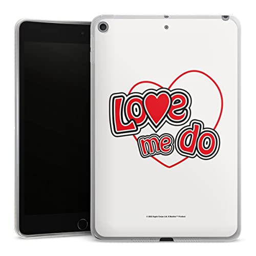 DeinDesign Coque en Silicone Compatible avec Apple iPad Mini (2019) Coque Coque pour Tablette Love Me Do The Beatles… - Les Beatles, Paul McCartney, John Lennon, RIngo Starr, George Harrison DeinDesign Coque en Silicone Compatible avec Apple iPad Mini (2019) Coque Coque pour Tablette Love Me Do The Beatles…