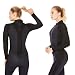 3mm Wetsuit Women,Dark Lightning Women's Wetsuit Long Sleeve Full Suit with Premium Neoprene Womens Suit for Scuba Diving / Surf / Canoe, Jumpersuit (Black 3/3, XL)