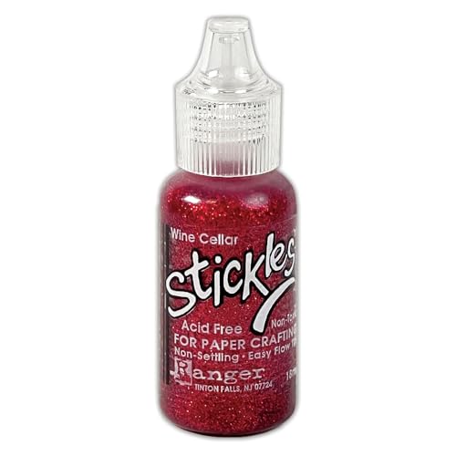 RANGER INDUSTRIES Glitter Glue, red, one Size