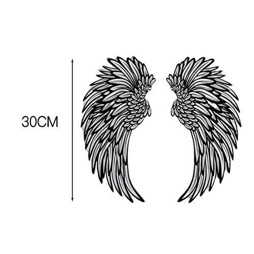 Erlun Angel Wings Metal Wall Art Decor,Angel Wings Gift To Her Wall Sculpture Art Indoor Outdoor Wall Hanging Decorations For Home Bedroom Living Room Garden And Office #TOP3