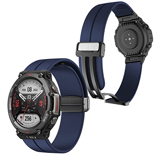 �R���p�`�u�� Amazfit T-Rex 2 �o���h �V���R�� TRex2 �o���h ���� �X�e�����X ���C �o�b�N���t�� T-Rex2 �����o���h �V���R���� ������� �l�C �y�� Amazfit T-Rex 2 �����x���g ���f�B�[�X �����Y �o���h�Ή�