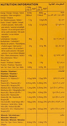 Kellogg's Miel Pops Cereal | 375g | Tasty & Nourishing Breakfast | Multigrain Rings With Honey | Source of Fibre | High in Vitamin D & Calcium | Ideal For Breakfast & Snacks