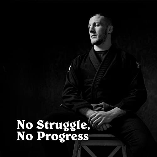 Progress Jiu Jitsu Academy Gi | Lightweight BJJ Kimono With Free White Belt | Tear-Resistant for Men & Women | Training & Competition (Black, A1L) - Image 4