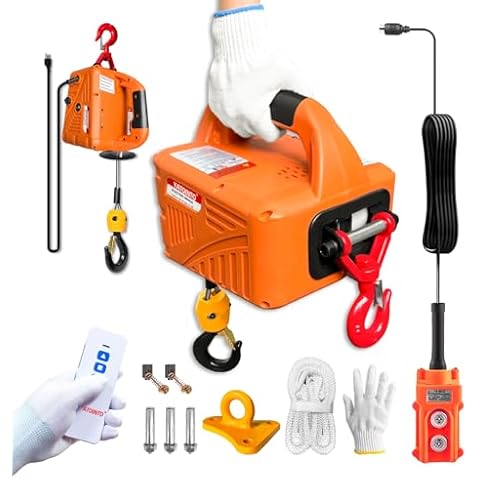 YATOINTO 3-in-1 Electric Hoist Winch 1100 lbs Cover