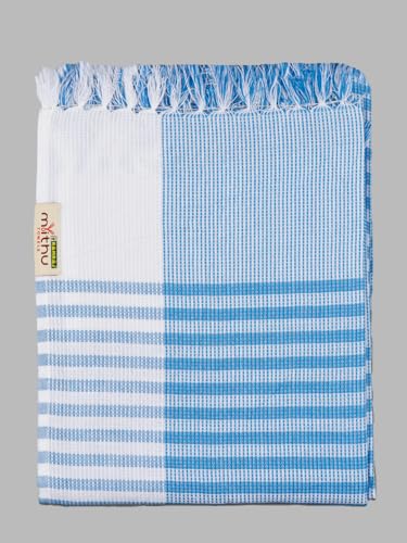 Image of RAMRAJ COTTON Pack Of 4 Cotton Bath Towel Set Crafted For Softness| Durability| And Comfortable Daily Use