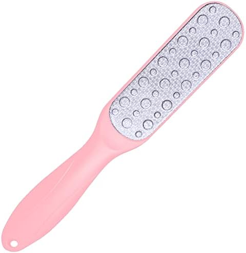 Sptcckare Foot File, Double Sided Pedicure Foot Scrubber Scraper Callus Remover, Foot Rasp for Cracked Heel and Foot Corn Removal, Dead Skin Exfoliator for Feet (Pink)