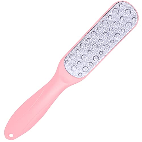 Sptcckare Foot File, Double Sided Pedicure Foot Scrubber Scraper Callus Remover, Foot Rasp For Cracked Heel And Foot Corn Removal, Dead Skin Exfoliator For Feet (Pink) #TOP1