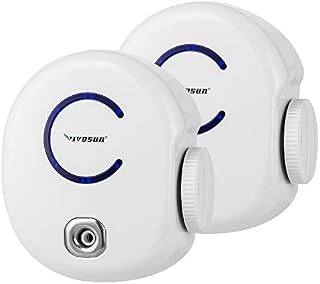 VIVOSUN 2-Pack Plug-in Mini Ionic Air Purifier Ozone Generator - Portable Odor Eliminator