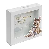 primark disney spardose Lassen Sie Münzen fallen oder gefaltet durch den Schlitz auf der Oberseite und beobachten Sie, wie sich das Geld im Inneren durch die Glasfront sammelt.