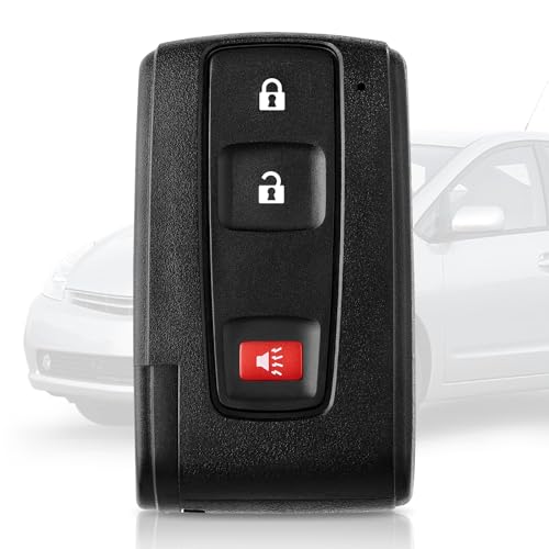 HelloAuto Key Fob for Toyota Prius 2004 2005 2006 2007 2008 2009 Replacement Keyless Entry Remote Smart Key Fob for Silver Logo P/N: 2584A-B31EG89994-47061 (FCC ID: MOZB31EG)
