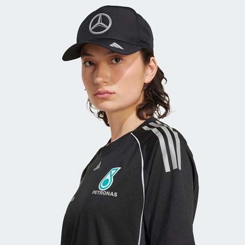 adidas Unisex Mercedes - AMG Petronas Formula ONE Team Mechanics Climacool Trucker Cap, Black/Reflective Silver, XS – Ansicht 2