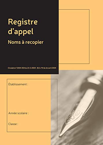 Cahier d'appel journalier Le Dauphin pour simplifier la rentrée des classes en école