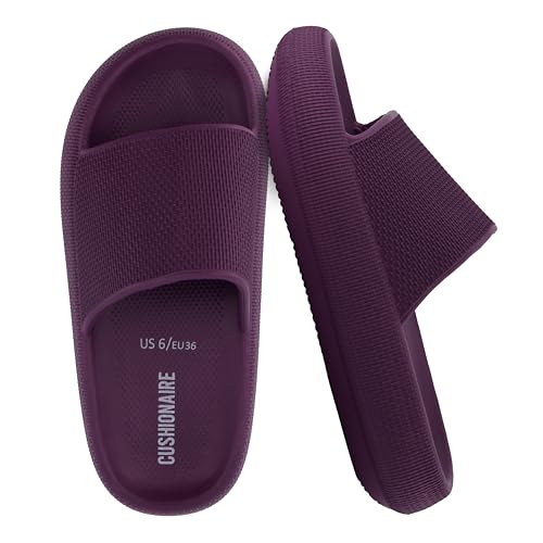 Cushionaire Feather EVA Slides for Women