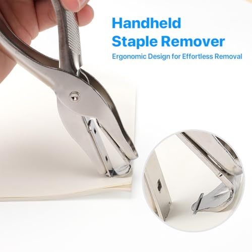 Removedor de grampos de aço inoxidável resistente - de longa duração, fácil de segurar e remoção sua