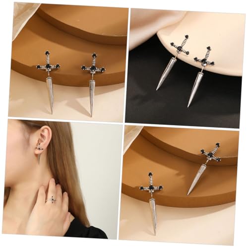 Boucles d'oreilles épée légères et confortables au style unique - 5