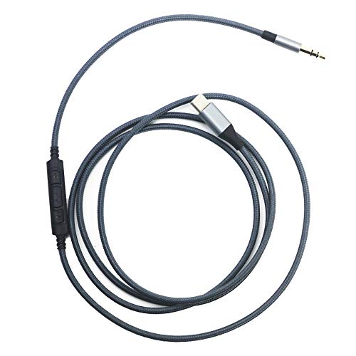 Câble audio USB C vers 3,5 mm compatible Skullcandy Hesh ANC Crusher Evo micro télécommande - 4