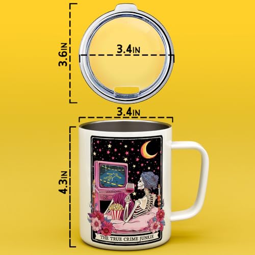 Vaso térmico aislado True Crime 12oz miniatura 4