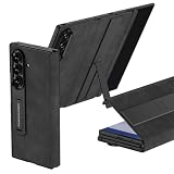 TechTrendz for Samsung Galaxy Z Trifold Cover Case Full Coverage Flip Phone Case with Stand, Luxury Business Cover, Vegan Leather Cover Case for Galaxy Z Trifold