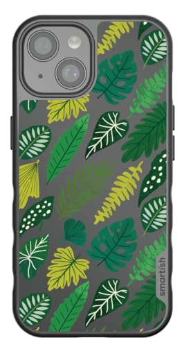 Image of Smartish - Leaf Me Alone - iPhone 15 MagSafe Case - Gripmunk [Lightweight + Protective] Thin Cover - Fits iPhone 15