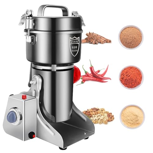 Máquina Comercial, Molino eléctrico de Granos, Molinillo Comercial para Cereales, pulverizador de Especias, máquina para moler harina de maíz, para Especias secas, Semillas, Hierbas, Granos, café, ar