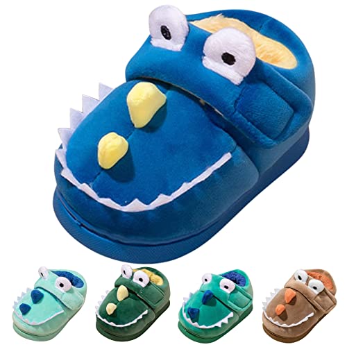 EnJoCho Toddler Sandals Size 10 Girls Fashion Autumn and Winter Cute Boys and Girls Slippers (Light Blue, 3.5-4 Years Toddler)3