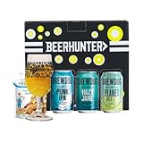 Brewdog Craft Beer Gift Set with Glass & Snack (3 x 330ml Cans) - Punk IPA, Dead Pony, Elvis Juice - Premium Selection, Gifts For Him, For Her, Christmas, Birthday's, Father's Day